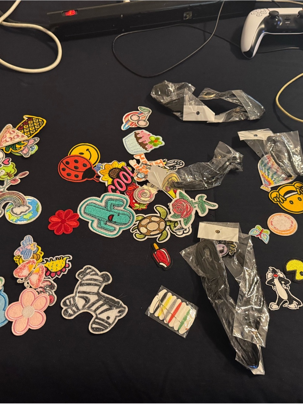 Mixed Embroidered Patch & Fashion Accessory Lot